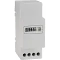 BAUSER 666.6/008-022-0-1-001 666.6/008-022-0-1-001 Driftstimetæller til DIN-skinne, serie 660