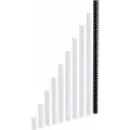Adam hall Heavy Duty Black 19 Rack Strip 20U