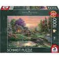 Schmidt Sweetheart Retreat Thomas Kinkade Puslespill 1000 brikker Schmidt