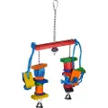 Vadigran Bird Toy double cubes multi color 40cm