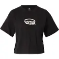 G-Star Cropped Logo Relaxed Kortarmet T-skjorte