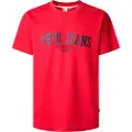 Pepe Jeans for man. PM509766 Derril T-shirt red (M), Casual, Cotton, Short sleeve