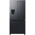 Samsung RF50C530EB1 - Kjøleskap/fryser - fransk dør underfryser med vannautomat - Wi-Fi - bredde: 81.7 cm - dybde: 71.5 cm - høyde: 177.6 cm - 495 liter - Klasse E - Svart DOI