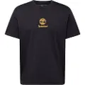 Timberland unisex. TB0A6WWT0011 T-shirt with small black logo (XXL), Casual, Cotton, Short sleeve