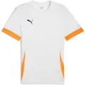 Puma INDIVIDUAL Padel Jersey Men, Clothing, White/Vivid Blue/Heat Fire, M