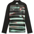 Puma Portugal Pre-match Quarter-Zip Top Youth, Clothing, Black/White, 13-14Y