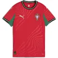 Puma Portugal Women's Team 2025 Home Jersey Women, Clothing, Pure Red/Fresh Mint, XL