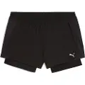 Puma VELOCITY 2in1 3"Running Shorts Women, Clothing, Black, XL