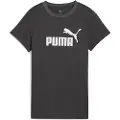 Puma ESS No. 1 Logo Tee Women, Clothing, Dark Gray Heather, M