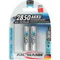 Ansmann Batteri pro AA 2850 mah genopladelig BL - (2 stk.)
