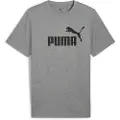 Puma Essentials No. 1 Logo Tee Men, Clothing, Medium Gray Heather, S