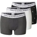 Ralph Lauren for man. 714830299156 Pack of 3 classic cotton boxer shorts white, grey, black (M), Homewear