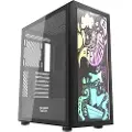 Darkflash DK210 Graffiti datamaskindeksel (svart)