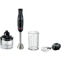 Bosch Serie 4 MSM4B624, Stav Mikser, 0,6 l, Pulsfunksjon, Isknusing, 1000 W, Antrasitt, Sort