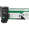 Lexmark Toner Return Cyan, høy kapasitet