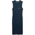 Superdry Rib Bodycon Ermeløs Kort Kjole
