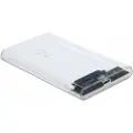 DeLOCK 2.5 External Enclosure SATA HDD > USB 3.0 - Drevkabinett - 2.5 - SATA 6Gb/s - USB 3.1 (Gen 2) - gjennomsiktig