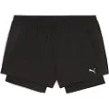 Puma VELOCITY 2in1 3"Running Shorts Women, Clothing, Black, XS