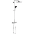 GROHE Vitalio Comfort 250 Dusjsystem med termostat for veggmontering - Krom