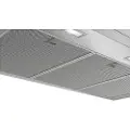 Bosch Serie | 6 DWB97CM50 - Panser - skorsteinsflat - bredde: 89.8 cm - dybde: 50 cm - ekstraksjon og resirkulasjon (-) - med intern motor - rustfritt stål