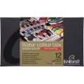Rembrandt Watercolour metal tin set Mono-Pigmented Colour Selection | 12 pans + brush