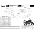 MIVV Gp Yamaha Mt-07/fz-07 2021-24 Y.065.lxbp Homologert Komplett Linjesystem