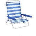 Marbueno Summer 63x76x78 Cm Lav Sammenleggbar Stol 5 Posisjoner