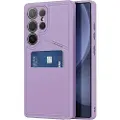 DUX Samsung Galaxy S25 Ultra Rafi II magnetisk etui med kickstand og kortspor - Lilla