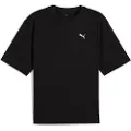 Puma WARDROBE ESS Boxy Tee Men, Clothing, Black, S