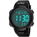 24hShop Vannresistent sportsklokke - rund display
