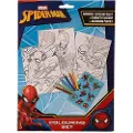 Euromic SPIDERMAN Coloring set w/6 colouring pencils