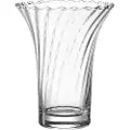 Leonardo Ravenna, Cylinder formet Vase, Glass, Gjennomsiktig, Bord, Innendørs, 180 mm