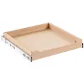Vevor Uttrekkbar Skaporganisator, 20" B x 21" D Skapskuff, Myklukkende Uttrekkbar Hylle, Kraftig Treskuff, Bunn- og Sidemontering Underskaporganisering for Kjøkken, Spiskammers, Bad