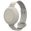 Teknikproffset vanntett armbånd for Apple AirTag i justerbar silikon - Beige