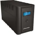 Powerwalker VI 1200 LCD - UPS - AC 230 V - 600 Watt - 1200 VA - 7 At - USB - utgang-stikkforbindelse: 4 - sort