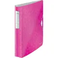 Leitz Ringperm Leitz WOW PP 4DR/30mm rosa - (5 stk.)