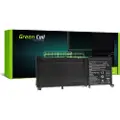 Green Cell AS130, Batteri, ASUS, G501J G501JW G501V G501VW ZenBook Pro UX501 UX501J UX501JW UX501V UX501VW