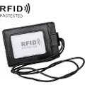 24hShop RFID-kortholder med nakkestropp og ID-brikke