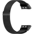 24hShop Armbånd i metall Garmin Forerunner 45 / 45S / Swim 2 - Svart
