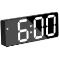 24hShop Svart digital vekkerklokke