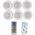 24hShop LED Klesskapsbelysning / skapbelysning batteri med fjernkontroll