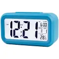 24hShop Digital LED Vekkerklokke - Blå