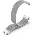 24hShop Milanese Loop-armbånd for Fitbit Charge 5/6 - Sølv