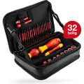 Wiha slimVario electric 7209N - Verktøyssett - 32 deler - inn multifunctional flexible bag