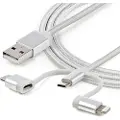 StarTech.com Usb Micro-usb Usb-c Lightning Kabel 1m