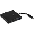 Targus - Hub - 3 x SuperSpeed USB 3.0 + 1 x USB-C 3,1 Gen 1 (strømforsyning) - stasjonær