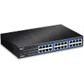 Trendnet TEG S24Dg - Switch - 24 x 10/100/1000 - stasjonær - TAA-samsvar