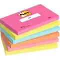 Post-It 7100259224, Rektangel, Blå, Grønn, Oransje, Rosa, Papir, Poptimistic, 127 mm, 76 mm
