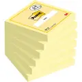 Post-It 7100199885, firkant, Gult, Papir, PEFC-certified paper fibers, 76 mm, 76 mm