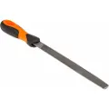 Bahco ERGO 1-210-08-2-2, Fil, Halvrund fil, 2. kutt, Plast, Sort, Oransje, Ergonomisk, Grep som ikke glir
